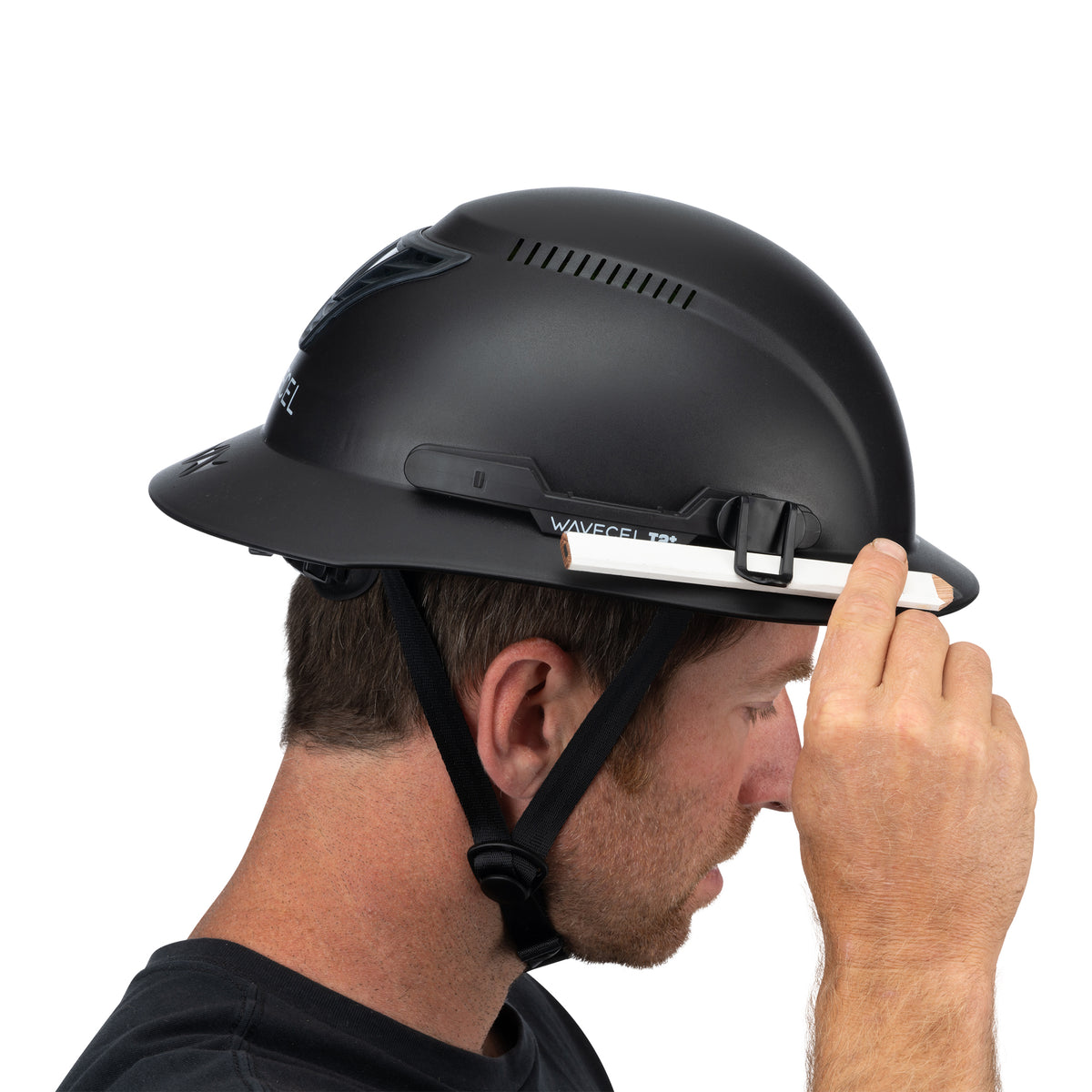 Rail-Mounted Pen Clip for Resolve FullBrim Helmet